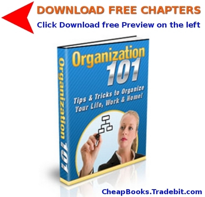 Product picture Organization 101 with FREE CHAPTERS